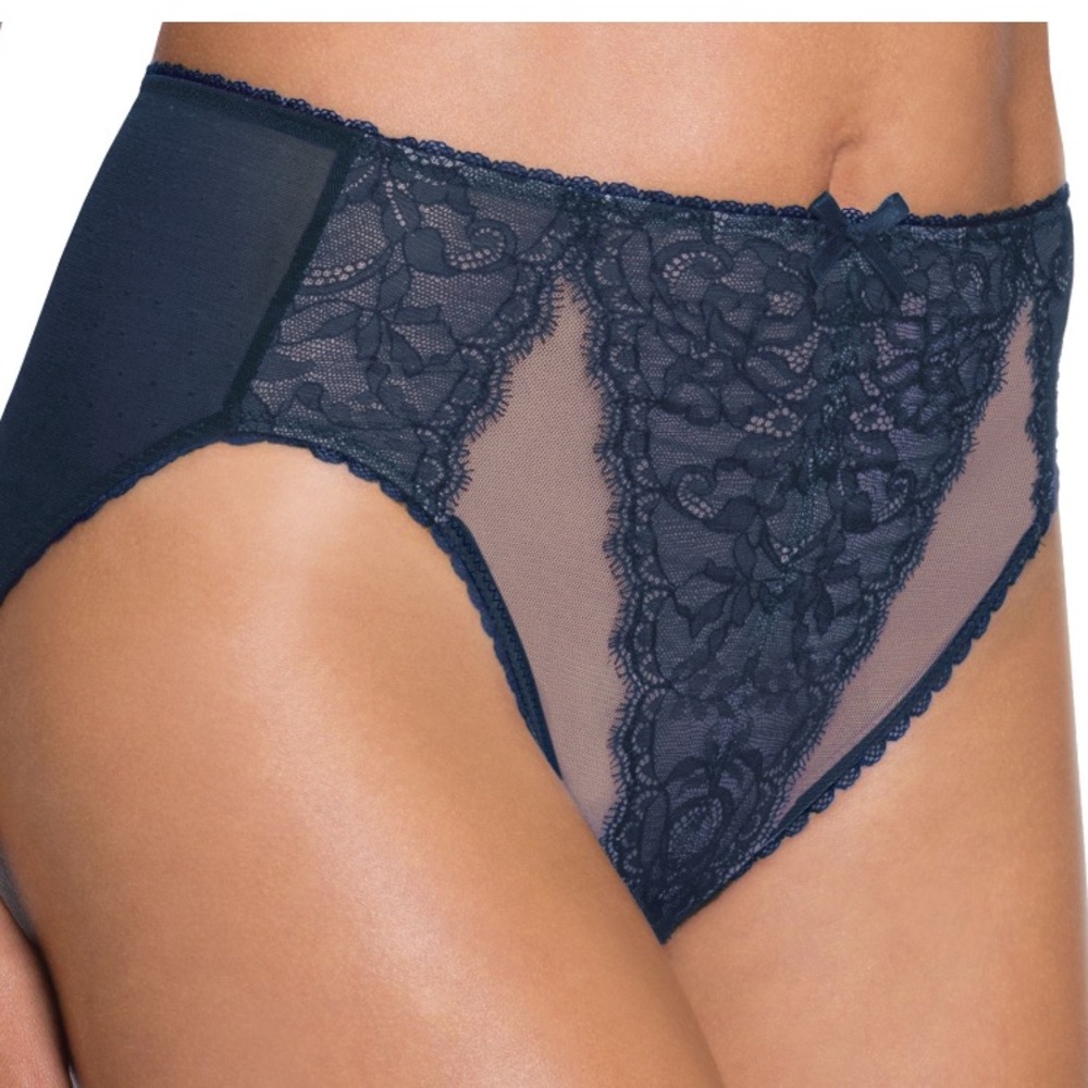 WACOAL INSIGNIA BLUE LACE PANTIES 2X